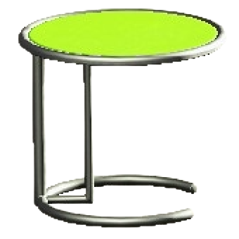 クールなサイドテーブルのライムの画像