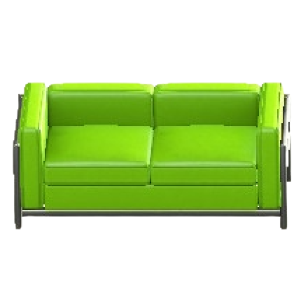 クールなソファのライムの画像