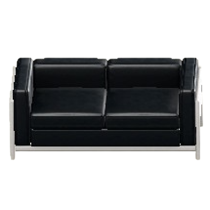 クールなソファのホワイトの画像