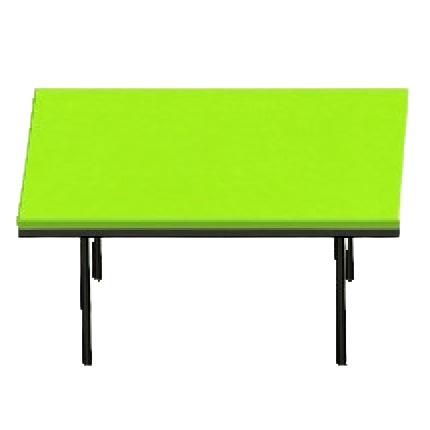 クールなダイニングテーブルのライムの画像