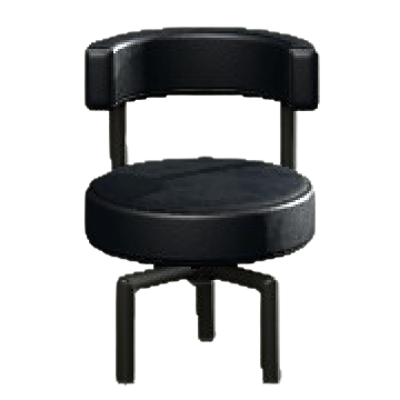 クールなチェアのブラックの画像