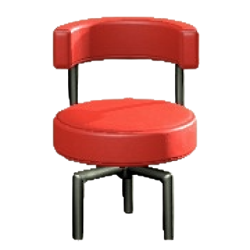 クールなチェアのレッドの画像