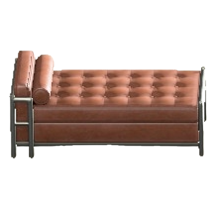 クールなベッドのブラウンの画像