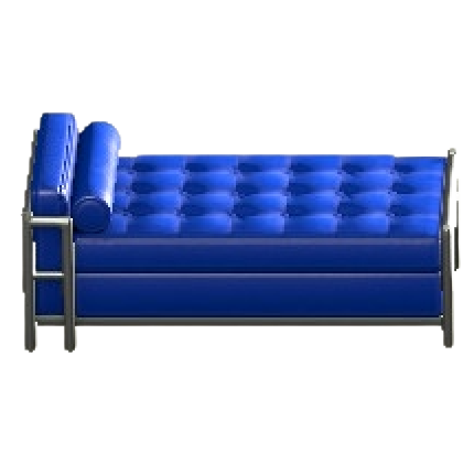 クールなベッドのブルーの画像