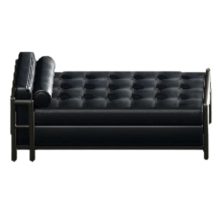 クールなベッドのブラックの画像