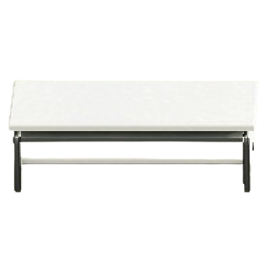 クールなローテーブルのホワイトの画像