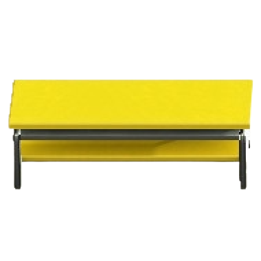 クールなローテーブルのイエローの画像