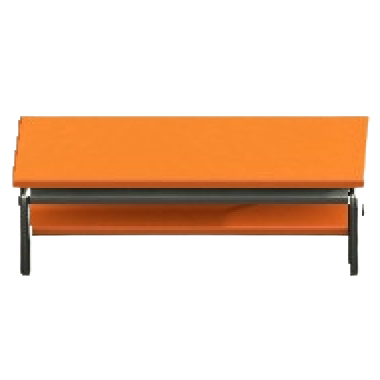 クールなローテーブルのオレンジの画像