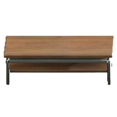 クールなローテーブルのブラウンの画像