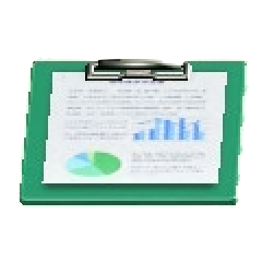 クリップボードのグリーンの画像