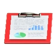 クリップボードのレッドの画像