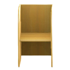 パーテーションつきデスク画像