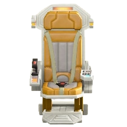 クルーのシートのオレンジの画像