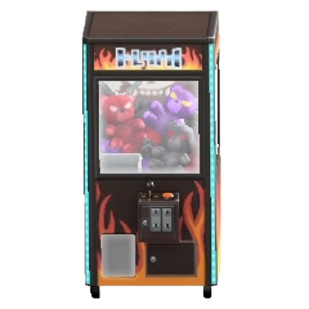 クレーンゲームのブラックの画像