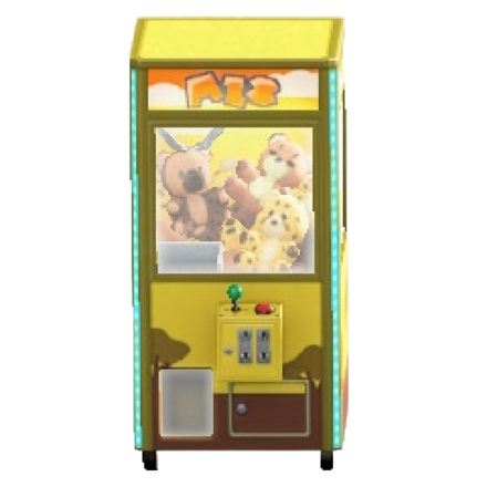 クレーンゲームのイエローの画像