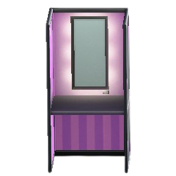 パウダールームのブースのクールの画像