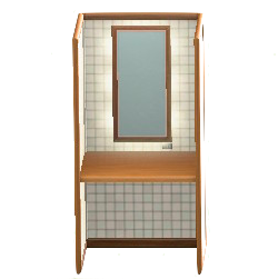 パウダールームのブース画像