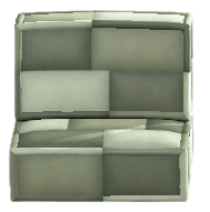 パッチワークなソファのシックの画像