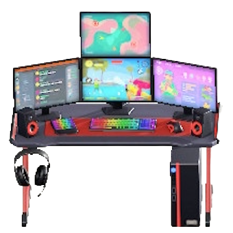 ゲーミングデスクのFPSの画像