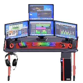ゲーミングデスクのDAWの画像