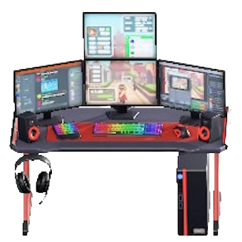 ゲーミングデスクのMMORPGの画像