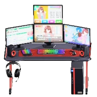 ゲーミングデスクの育成ゲームの画像