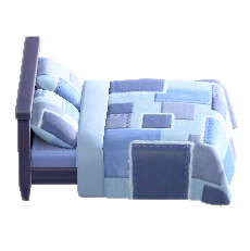 パッチワークなベッドのクールの画像
