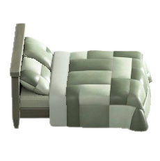 パッチワークなベッドのシックの画像