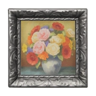 ごうかながくぶちのシルバーの画像