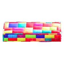 パッチワークなローテーブルのビビッドの画像