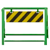 バリケードのグリーンの画像