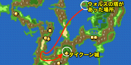 タイクーン城行き方