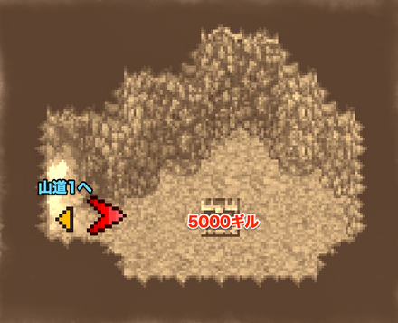 飛竜の谷洞窟1のマップ