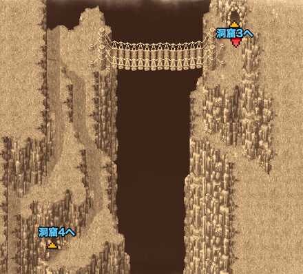 飛竜の谷山道2のマップ