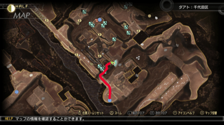 ミマン134のマップ