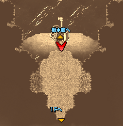 バリアの塔海底のマップ