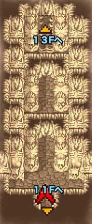 真エクスデス城（２）１２F（A）のマップ