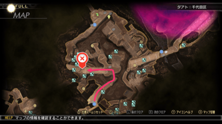 カンダのマガツカの行き方マップ