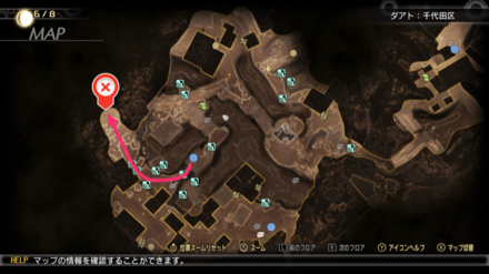 みゆき通りのマガツカの行き方マップ