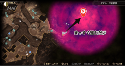 ニホンバシのマガツカの行き方マップ