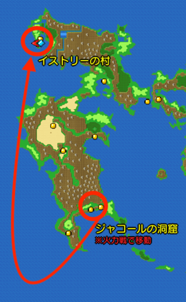 イストリーの村行き方