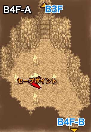 イストリーの滝B4F-Aのマップ