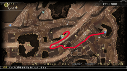 ミマン158のマップ