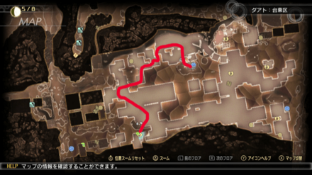 ミマン184のマップ