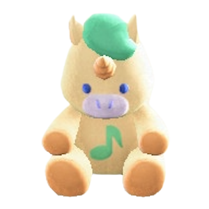 ゆめかわなユニコーンドールのイエローの画像