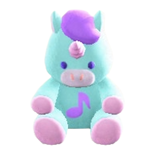 ゆめかわなユニコーンドールのライトブルーの画像