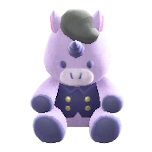 ゆめかわなユニコーンドールのパープルの画像