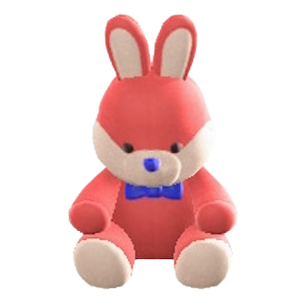 ゆめかわなラビットドールのレッドの画像