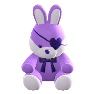 ゆめかわなラビットドールのパープルの画像