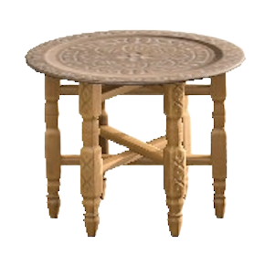 モロッカンなトレイテーブル画像